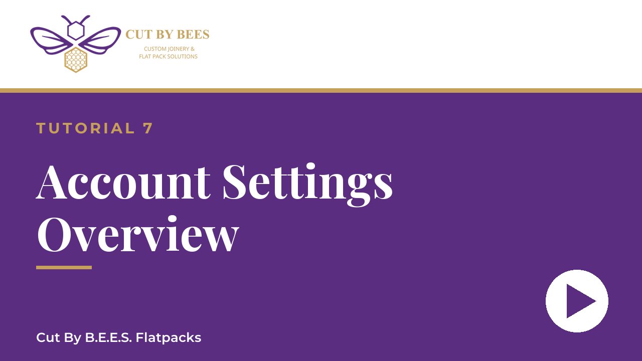 7. Account Settings Overview video thumbnail
