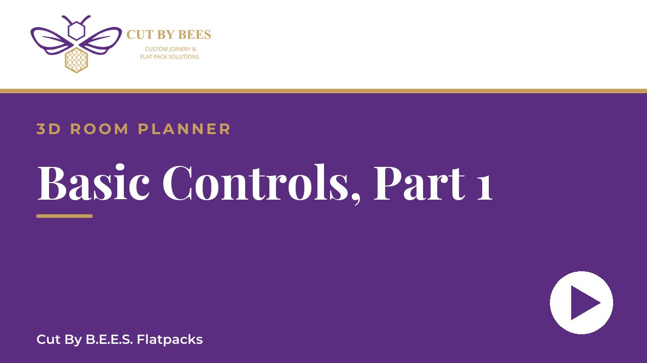 3D Room Planner — Basic Controls, Part 1 video thumbnail
