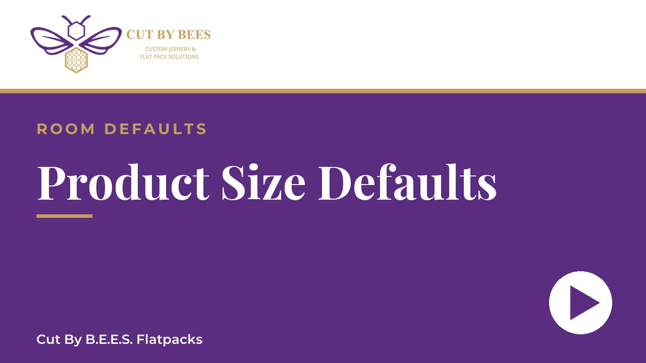 Room Defaults — Product Size Defaults video thumbnail