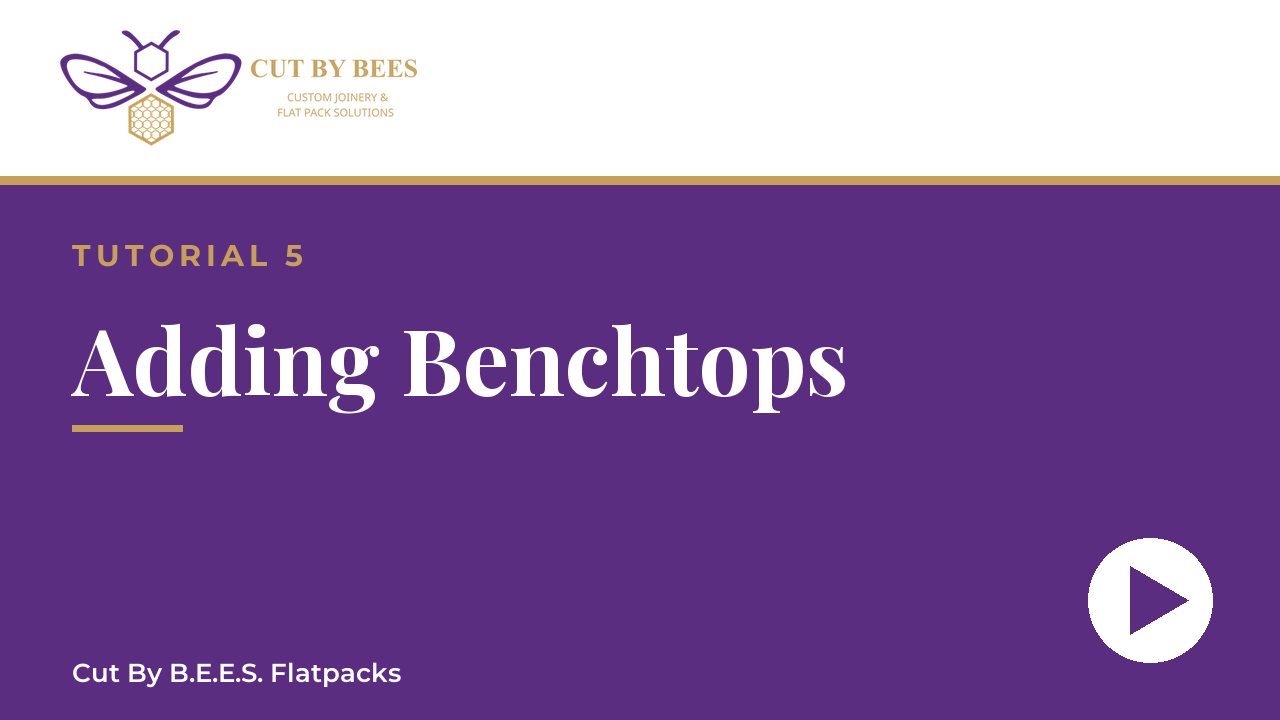 5. Adding Benchtops video thumbnail