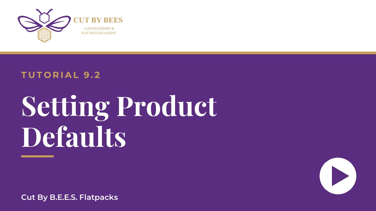 9.2 Setting Product Defaults video thumbnail