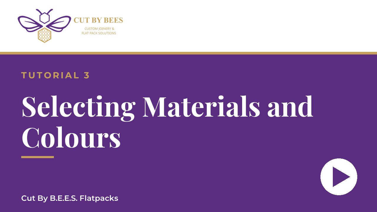 3. Selecting Materials and Colours video thumbnail